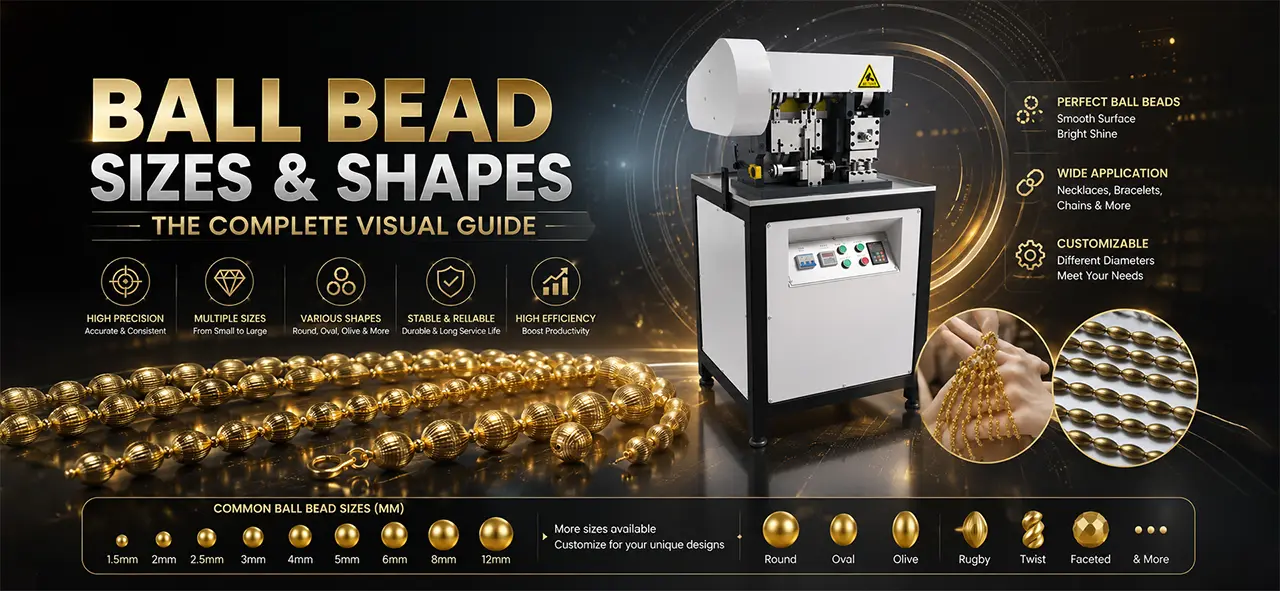 Ball Bead Sizes & Shapes: A Visual Guide for Jewelry Manufacturers