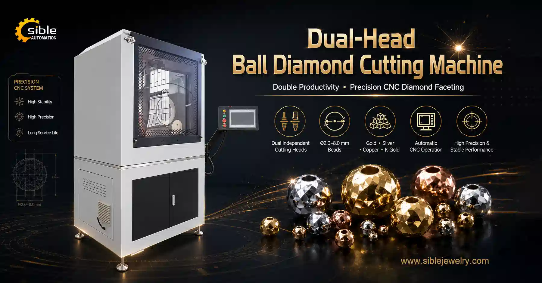 Ball Diamond Cutting Machine: Complete Operating Guide for Jewelry Bead Manufacturers (2026)