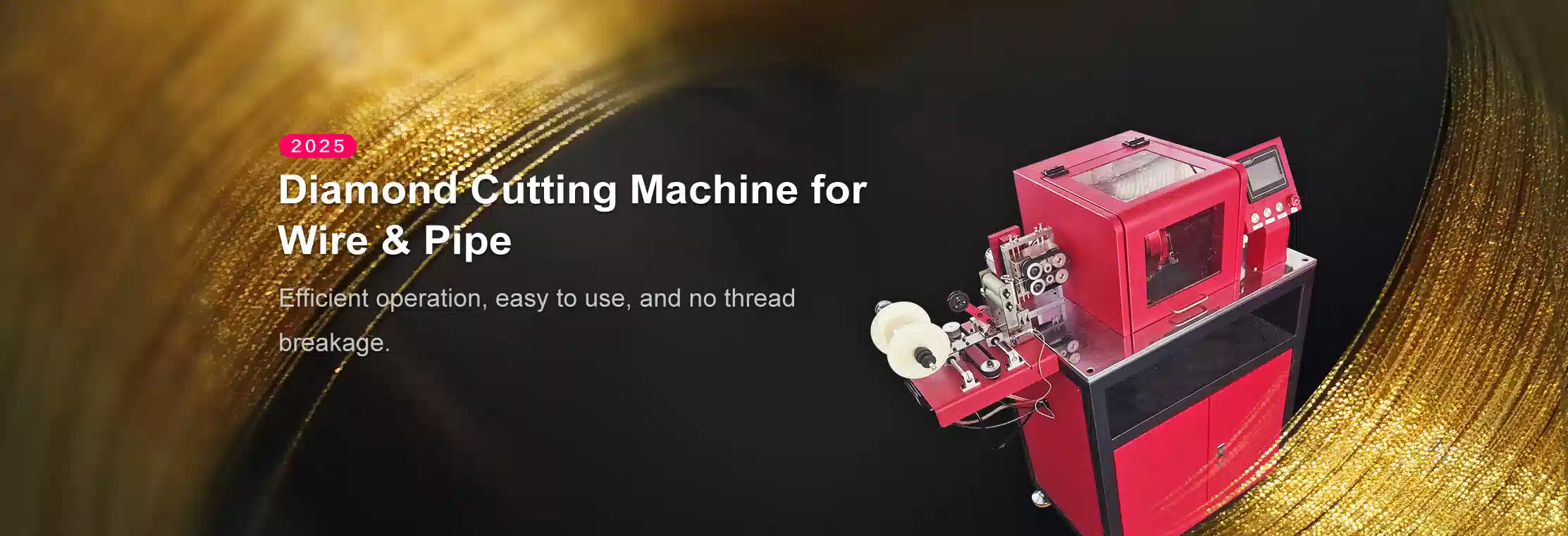 Sible automatic high-precision diamond cutting machine for wire and tube