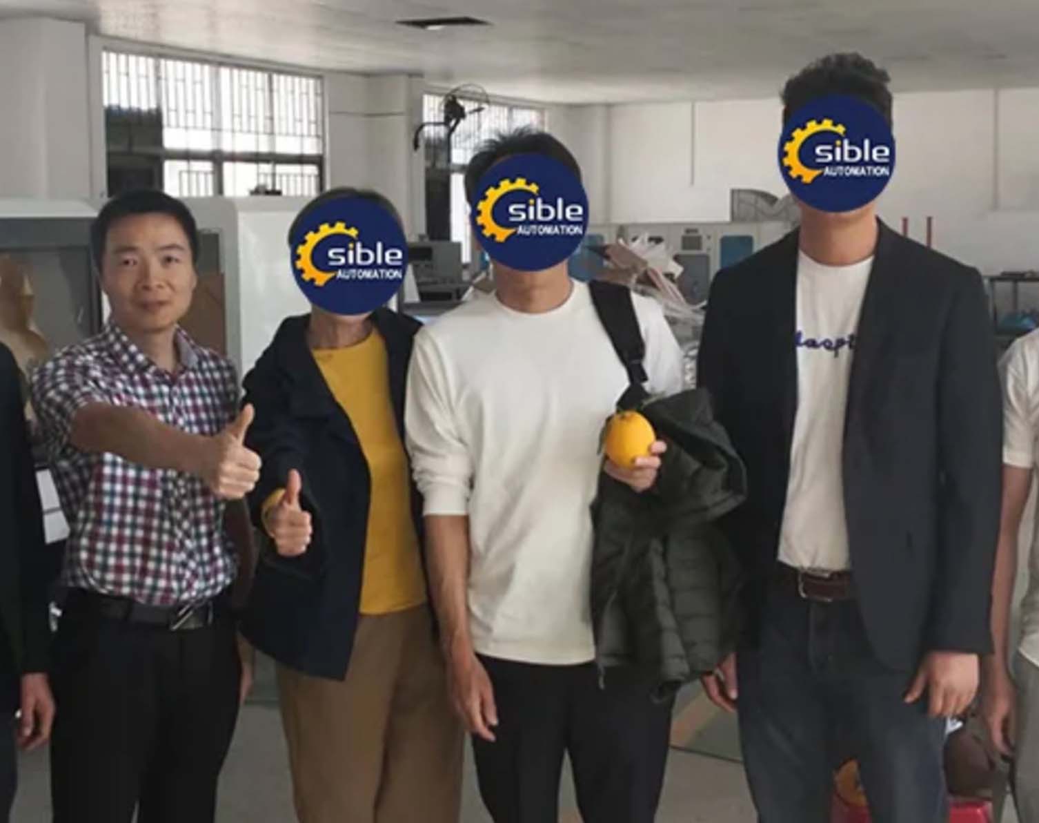 Japanese jewelry customers visited our factory and ordered machines