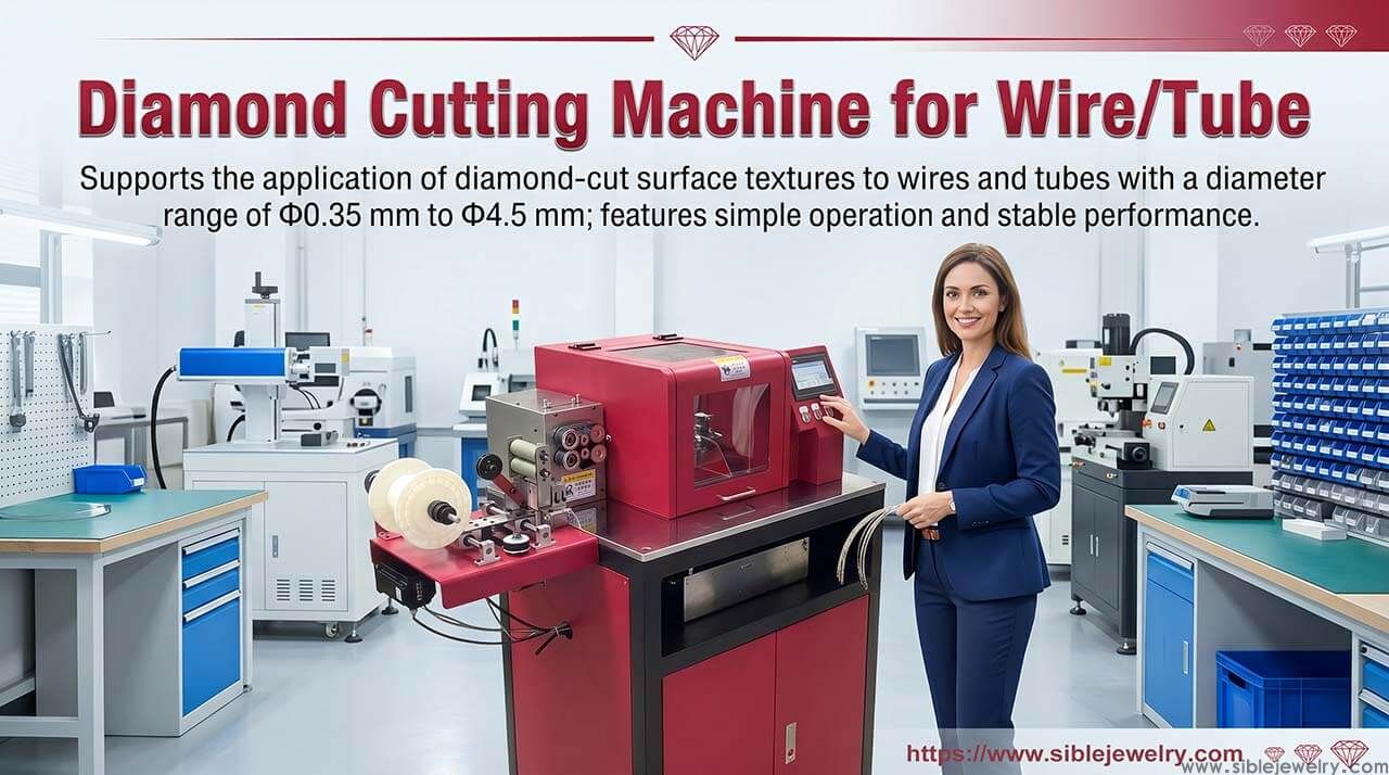 Diamond Cutting Machine for Wire and Tube Price: Complete Cost Guide for Jewelry Manufacturers_Sible Jewelry Machinery