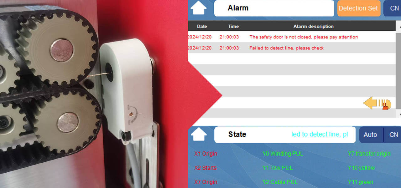 The result after processing with a diamond wire cutting machine.